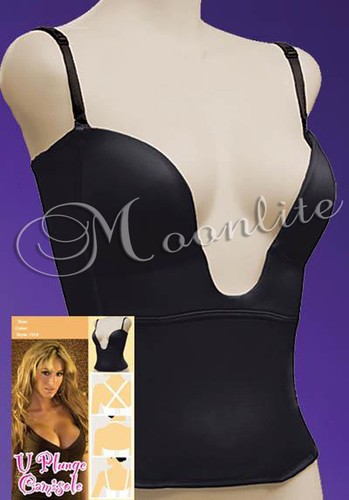 Deep plunge bra longline - u, v